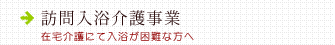 訪問入浴介護事業